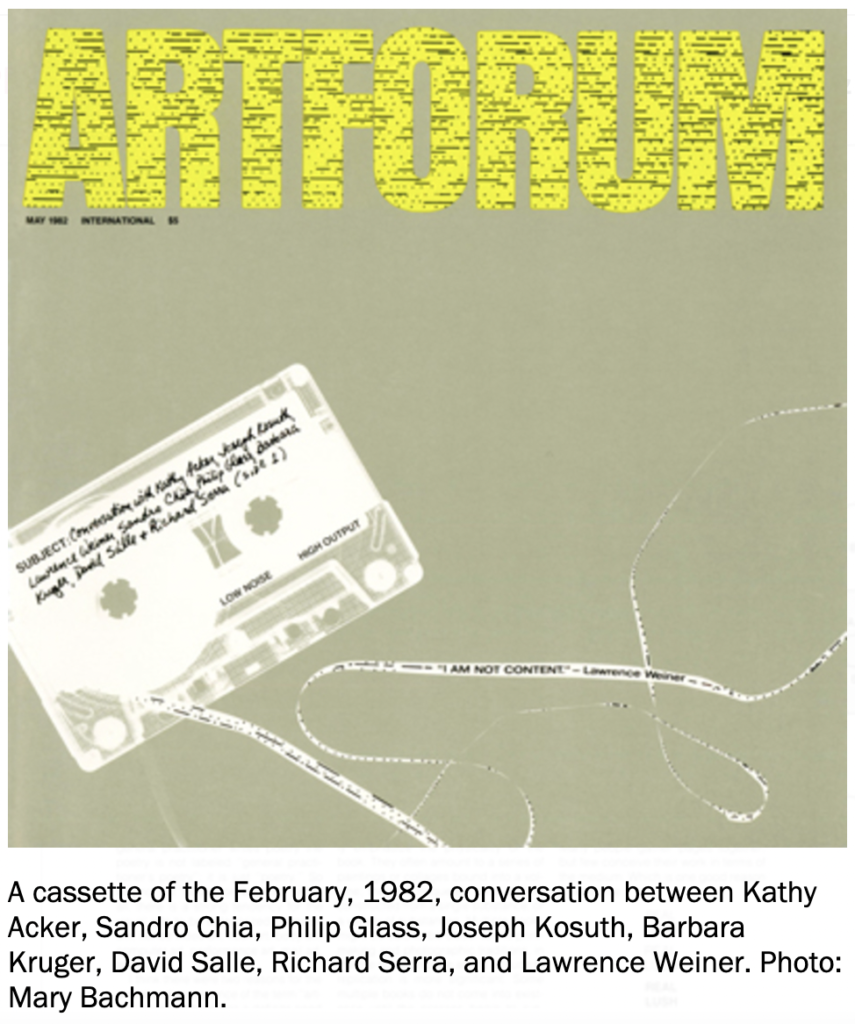 Artforum, May 1982