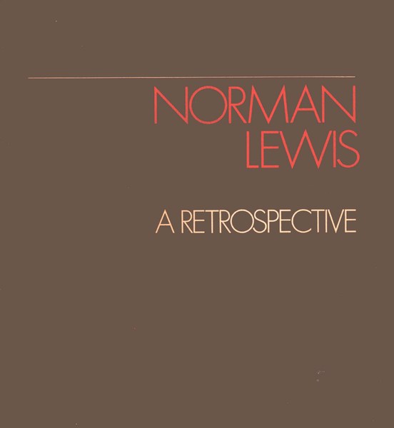 Cover of Norman Lewis: A Retrospective, 1976